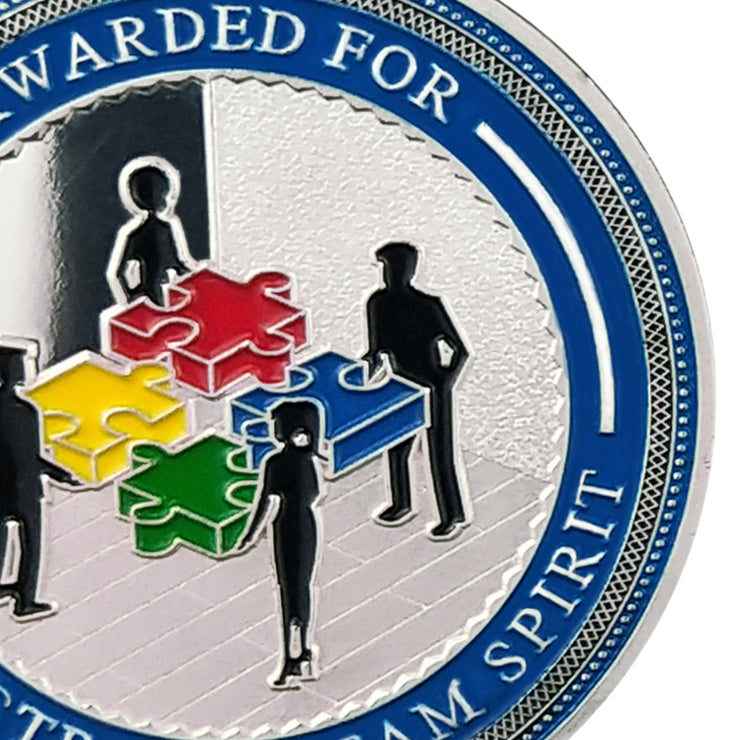 Encouragement Challenge Coin-Employee Appreciation Gifts Inspirational Thank You Coin for Students and Cowokers-Team Spirit