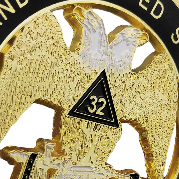 Scottish Rite 32 Auto Car Emblem