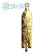 Masonic Junior Warden Gold Jewel Pendant the Plumb