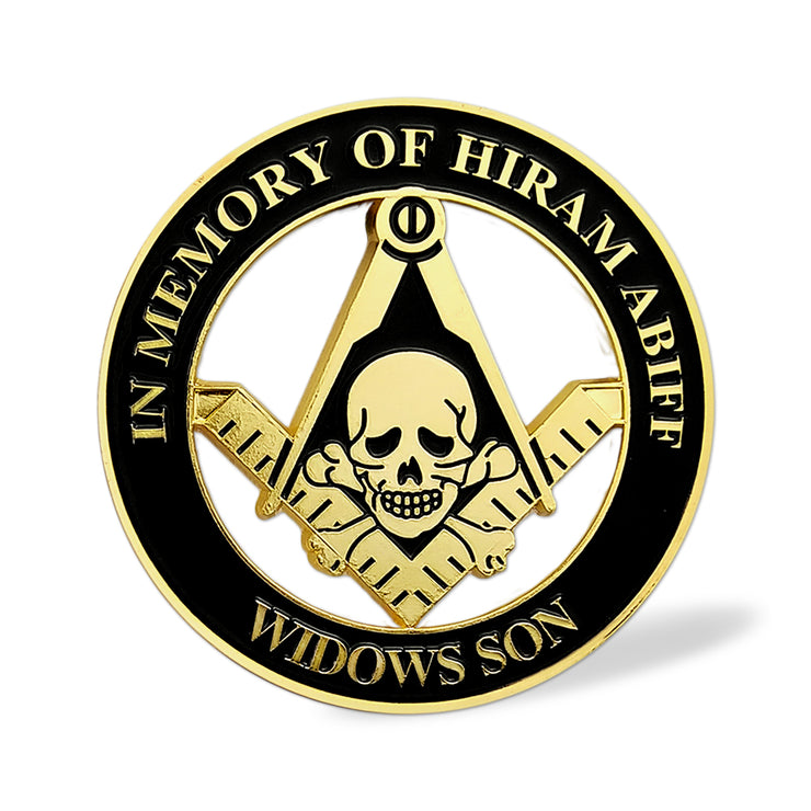 Hiram Abiff Auto Car Emblem