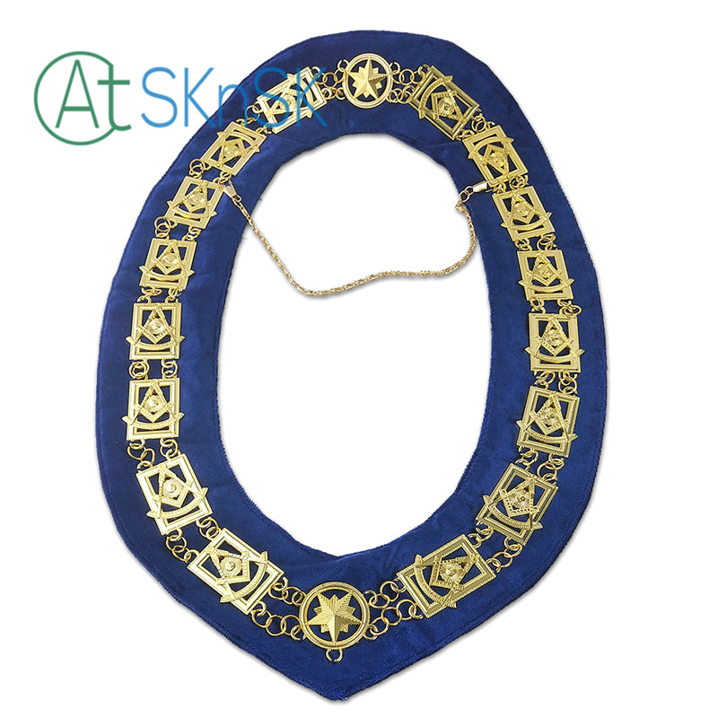 Masonic Grand Lodge Past Master Chain Collar