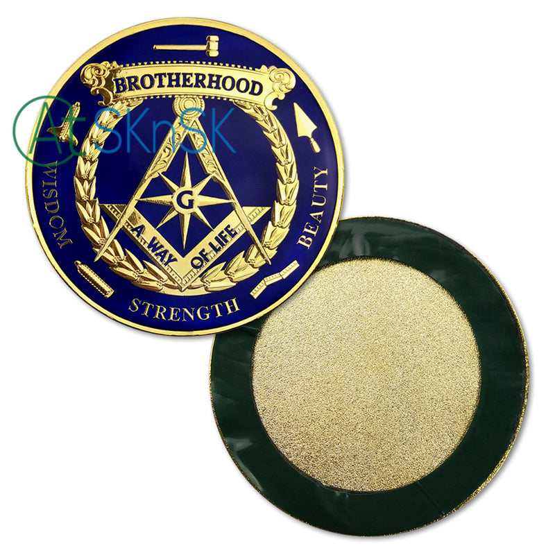 Freemason Brotherhood Masonic Auto Car Emblem