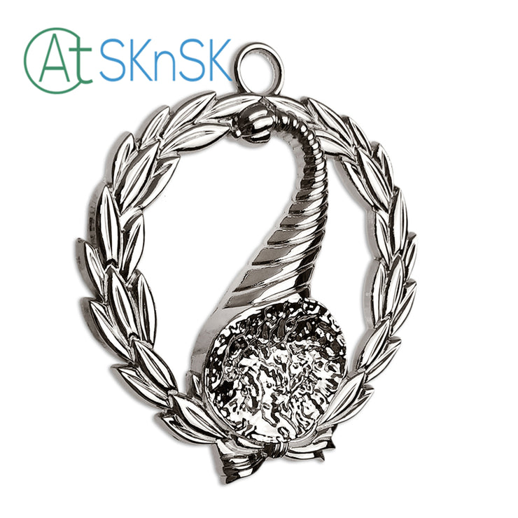 Masonic Junior Stewards Sliver Jewel Pendant the Right Harvest Basket