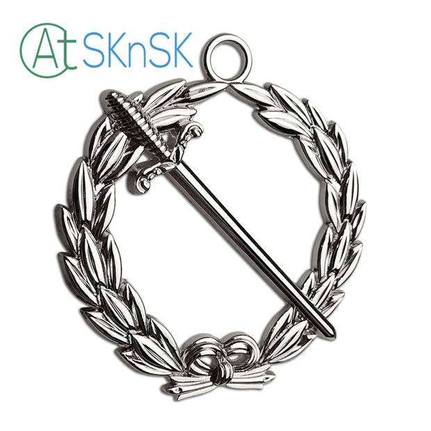 Masonic Tyler Sliver Jewel Pendant the Long Sword