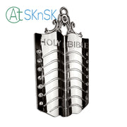 Masonic Chaplain Silver Jewel Pendant the Holy Bible