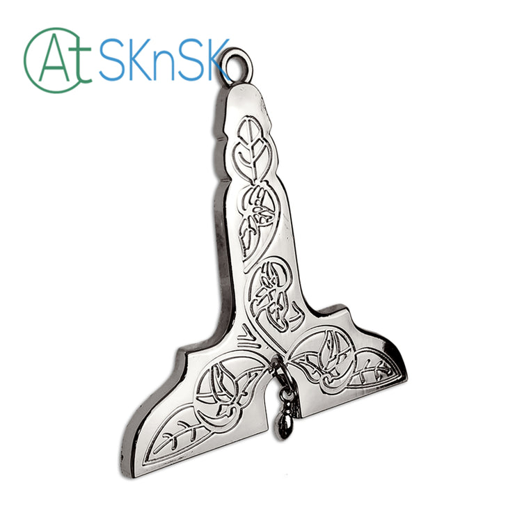 Masonic Senior Warden Silver Jewel Pendant the Level