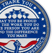 Encouragement Challenge Coin-Employee Appreciation Gifts Inspirational Thank You Coin for Students and Cowokers-Team Spirit