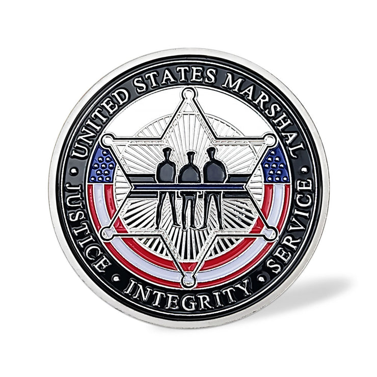 United States Blue Flag Liberty Veteran Challenge Coin