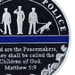 Police Badge Challenge Coin God Bless the Officer & K9 Group Matthew 5:9