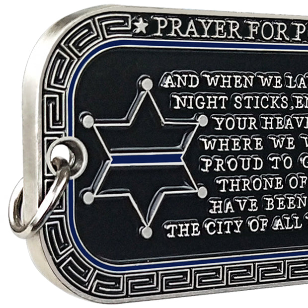 Law Enforcement Challenge Coin Dog Tag St Michael Police Guardian Pendant Chain