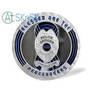 US Police Thin Blue Line Justice Death Challenge Coin