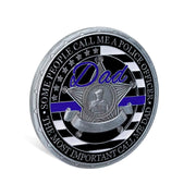 Police Officer Family Challenge Coin Honor Dad Father Respect Collectible Gift Coin