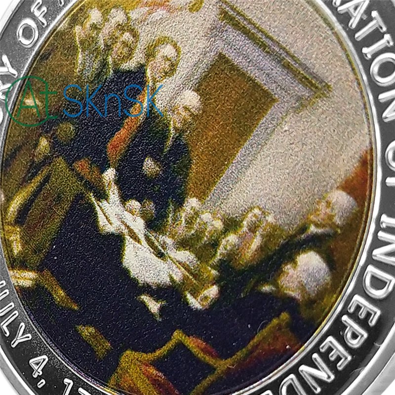 1776 US The Declaration of Independence Challenge Coin
