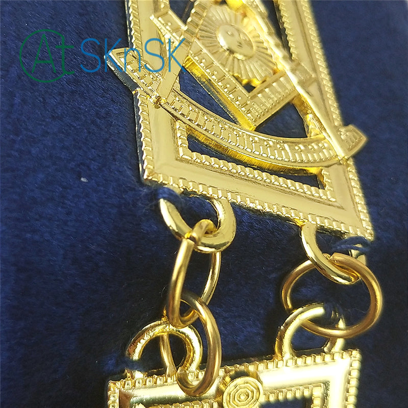 Masonic Grand Lodge Past Master Chain Collar