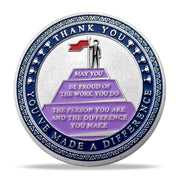 Encouragement Challenge Coin-employee Appreciation Gifts Inspirational Thank You Coin for Students and Cowokers-the Red Arrow Breaks the Wall