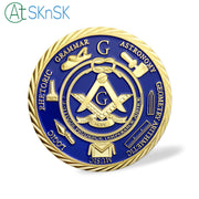 brotherhood of freemasonry's challenge coin
