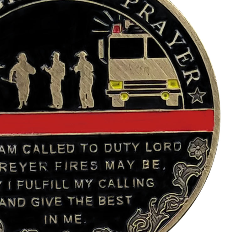Firefighter Team Thank You Challenge Coin