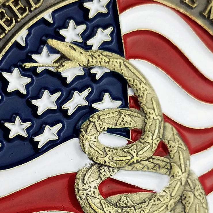 1776 American Kenndy Liberty Bell Challenge Coin