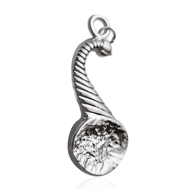 Masonic the Left Harvest Basket Sliver Jewel Pendant