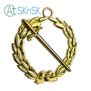 Masonic Tyler Gold Jewel Pendant the Long Sword