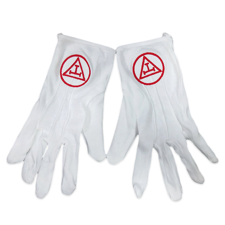 Masonic Royal Arch White Gloves