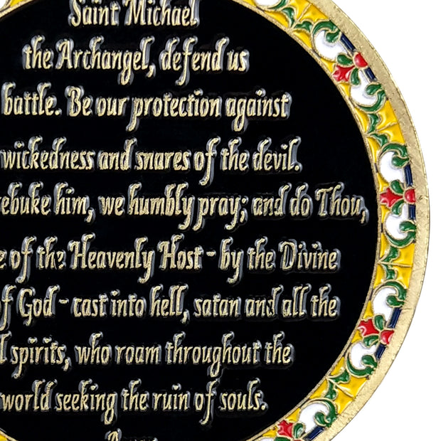 St Michael Arch Angel Prayer Decor Coin