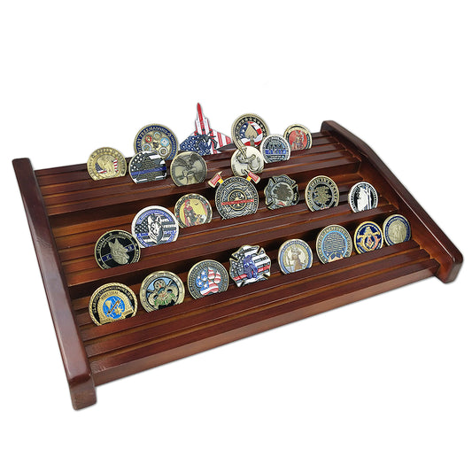 Single/ Double/ Triple Cherry Tiers Challenge Coin Display