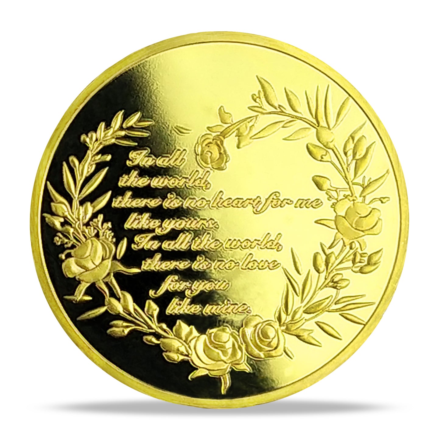 Love Tree-Shaped Wedding Commemorative Coin Anniversary Gift