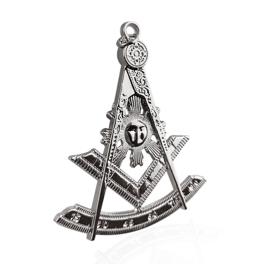 Masonic Past Master Silver Jewel Pendant