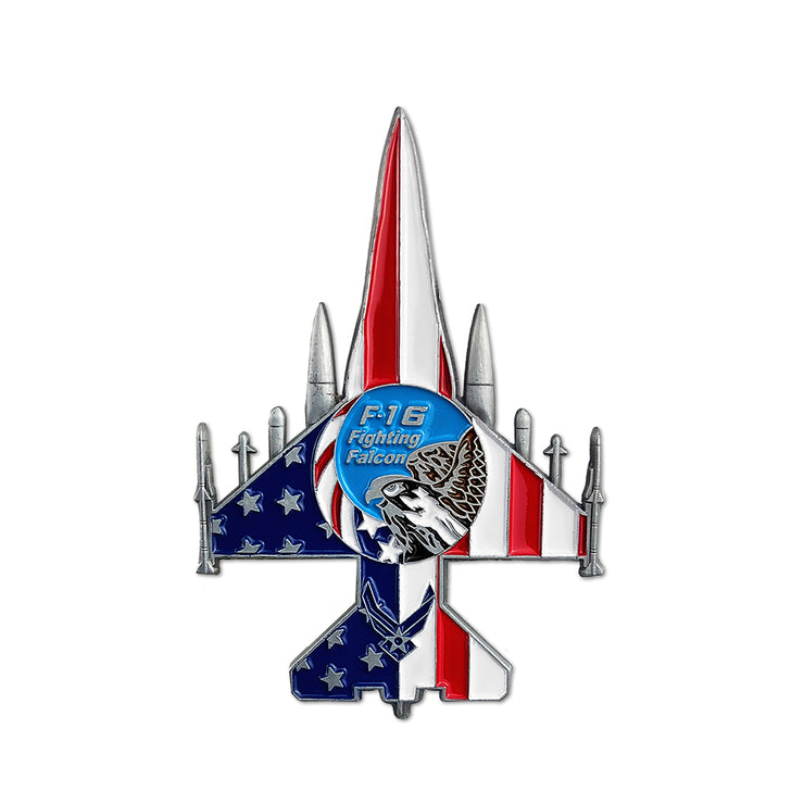 United States Air Force F16 Fighting Falcon Model Challenge Coin