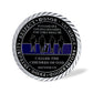 Police Justice Warrior Blue Lives Matter Challenge Coin