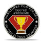 Encouragement Challenge Coin-Employee Appreciation Gifts Inspirational Thank You Coin for Students and Cowokers-Work Efficiency