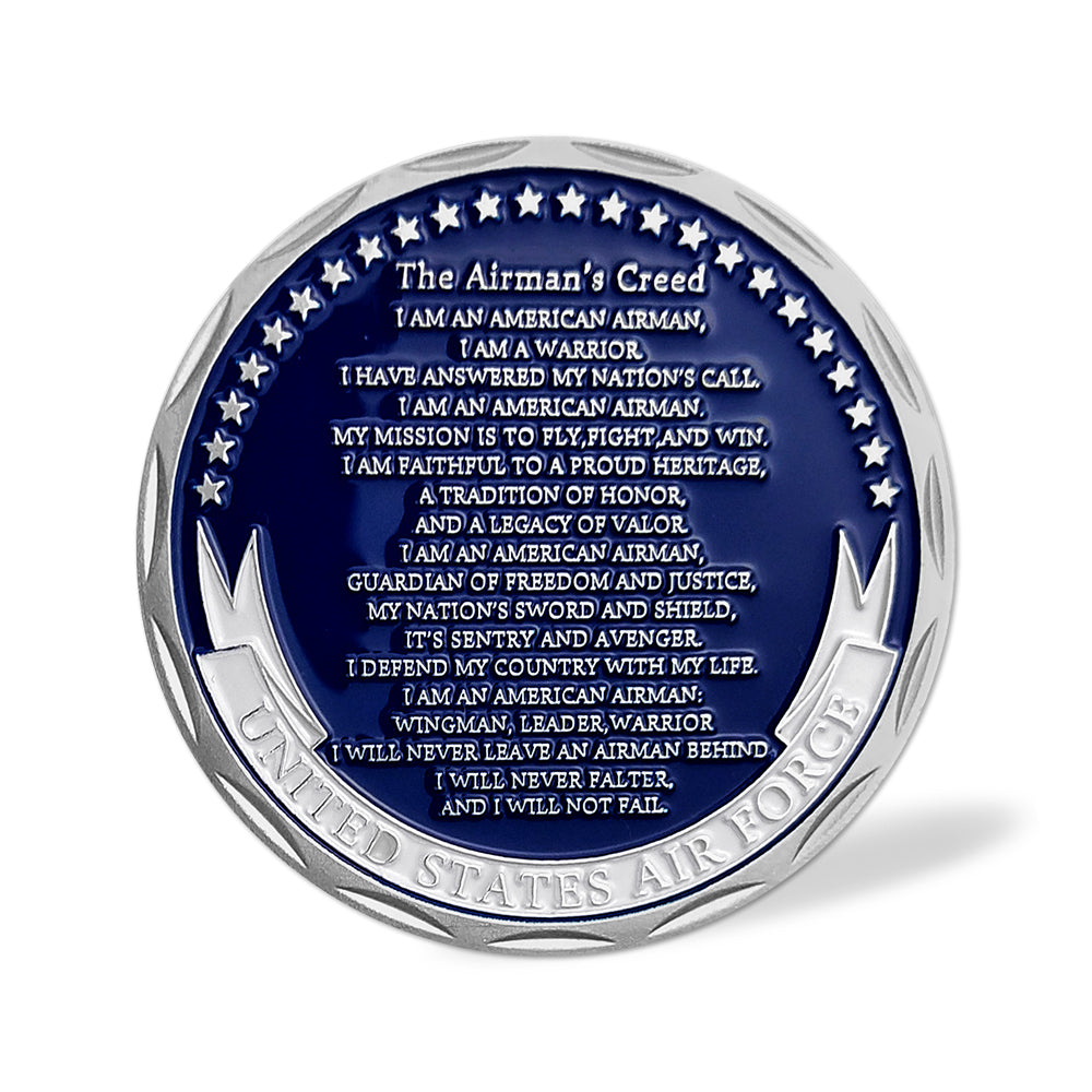 United States Air Force The Airman's Creed Challenge Coin