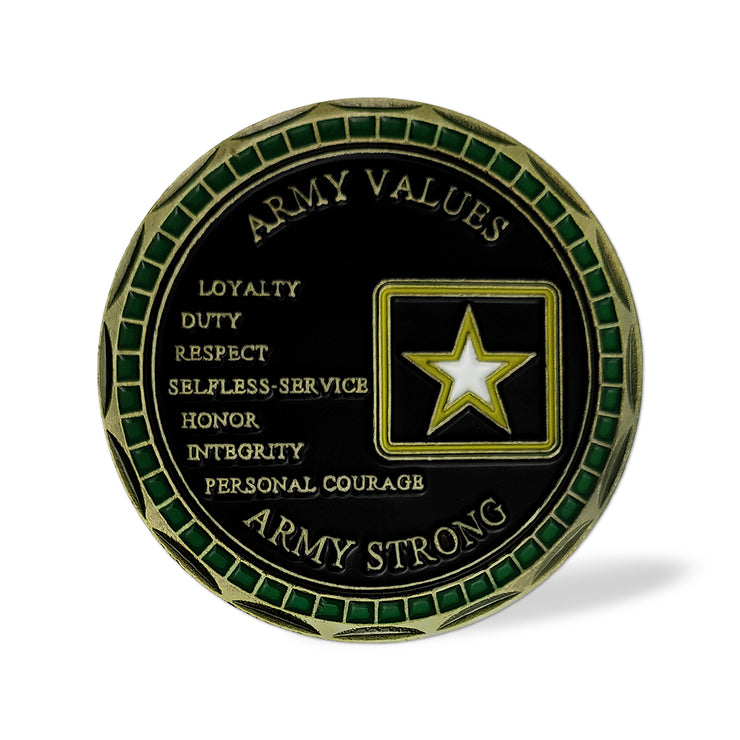 United States Army Values Challenge Coin-AtSKnSK