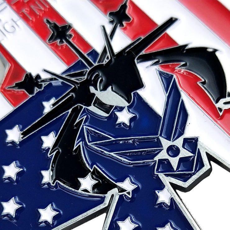 United States Air Force F35 Lighting Model Challenge Coin