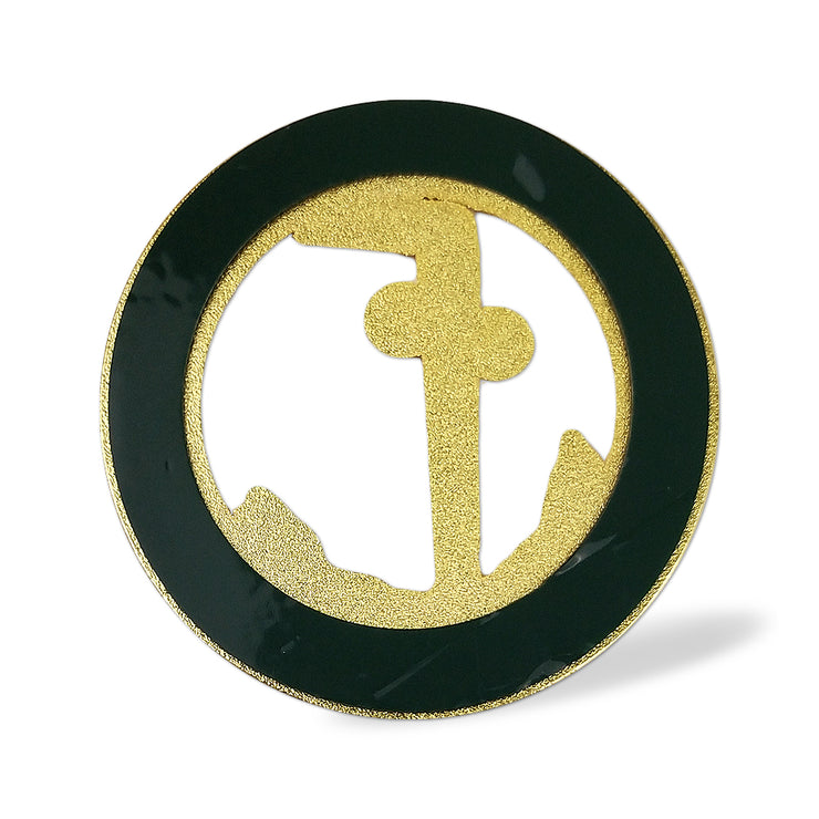 Masonic Round Auto Car Emblem