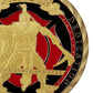 Firefighter Challenge Coin First In Last Out Spartan Warrior