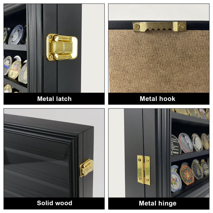 7 Tiers Cabine Challenge Coin Display Shadow Box