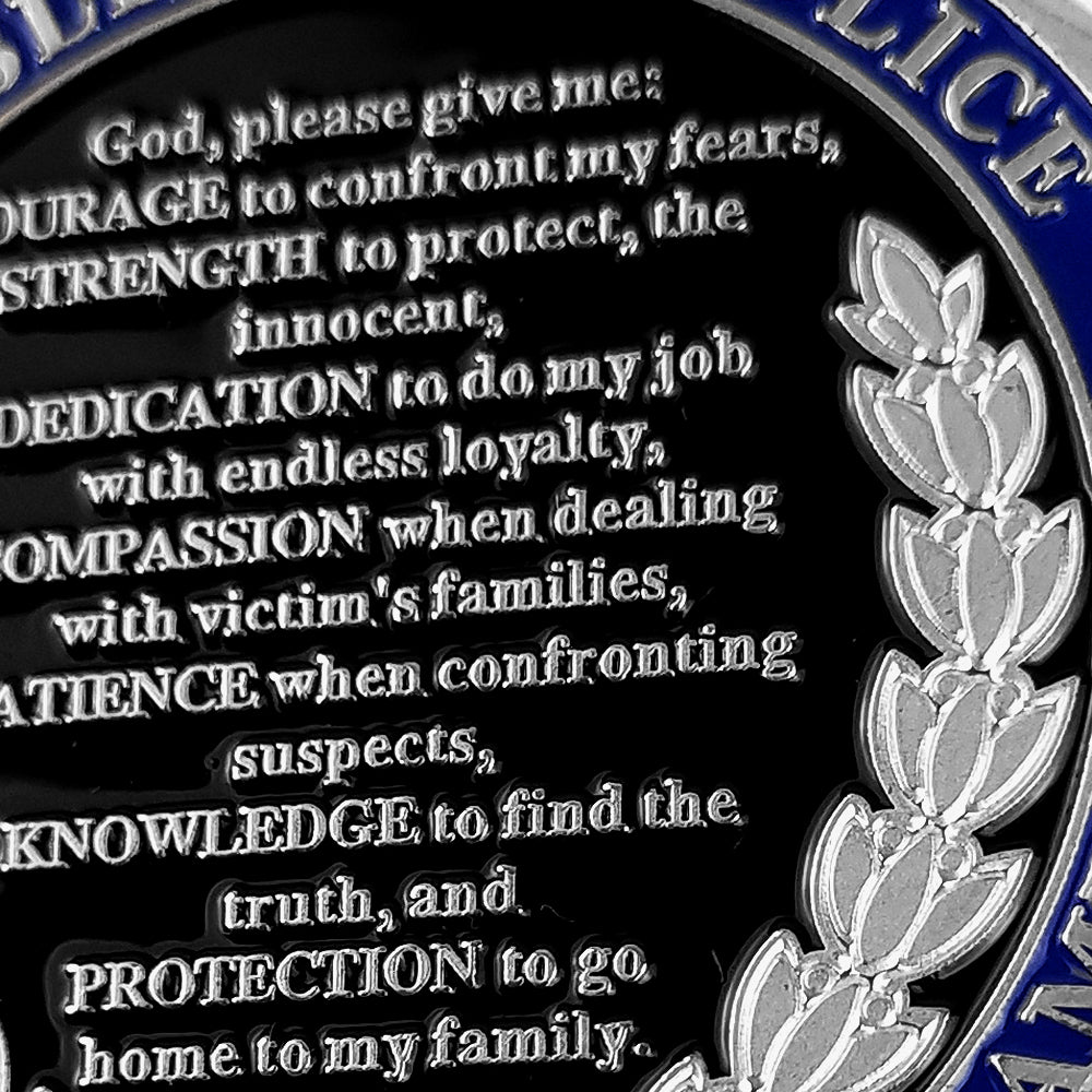 Saint Michael Law Enforcement Challenge Coin