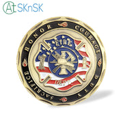 US Firefighter St Florian Challenge Coin
