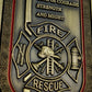 Saint Florian firefighter Prayer Challenge Coin Dog Tag