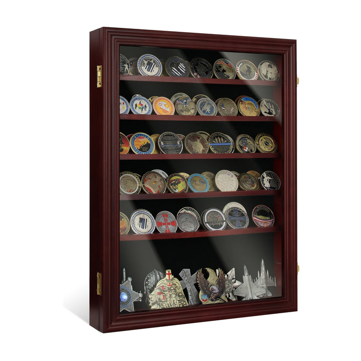 7 Tiers Cabine Challenge Coin Display Shadow Box