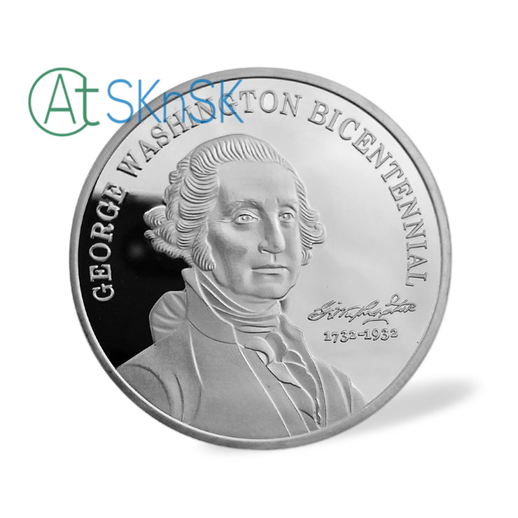 George Washington Crossing Delaware River Challenge Coin