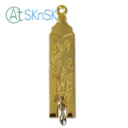 Masonic Junior Warden Gold Jewel Pendant the Plumb