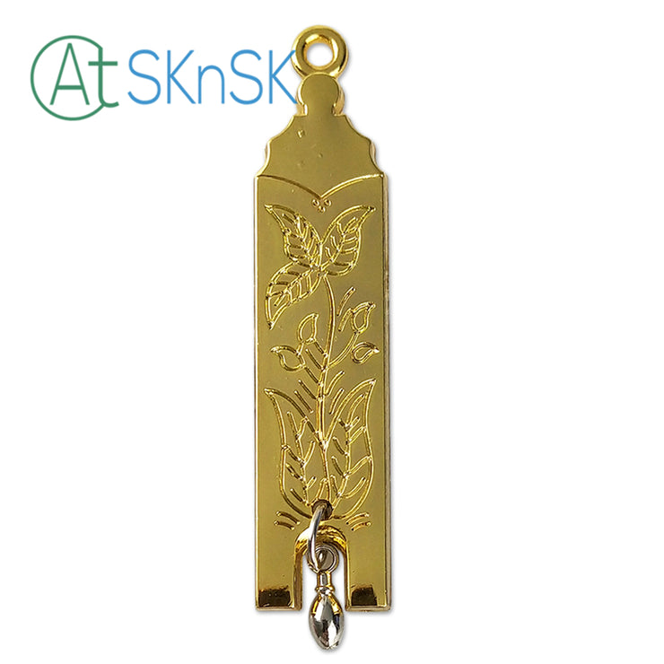 Masonic Junior Warden Gold Jewel Pendant the Plumb