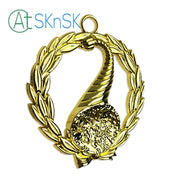 Masonic Junior Stewards Gold Jewel Pendant the Right Harvest Basket