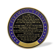 Thank You Medical Team Ambulance Paramedic’s Prayer Challenge Coin-AtSKnSK