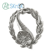 Masonic Senior Stewards Sliver Jewel Pendant the Left Harvest Basket