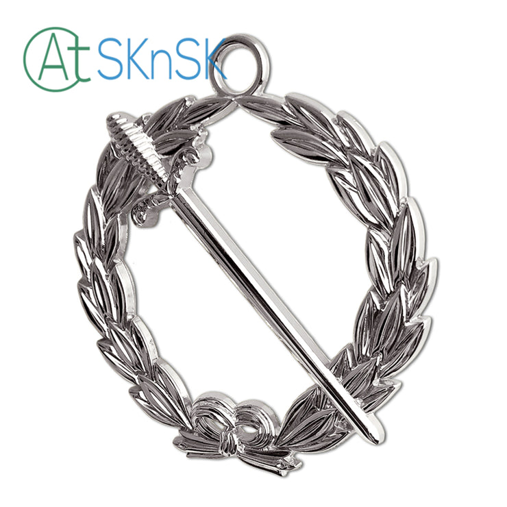 Masonic Tyler Sliver Jewel Pendant the Long Sword