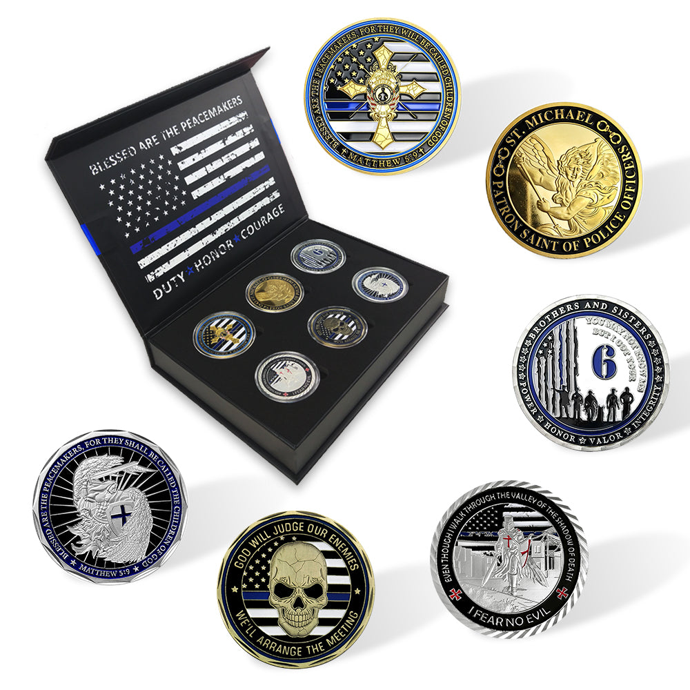 ATSKNSK LEO Challenge Coin Gift Pack 6 Coins